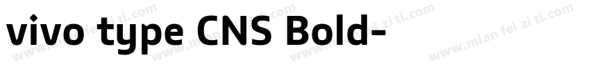 vivo type CNS Bold字体转换